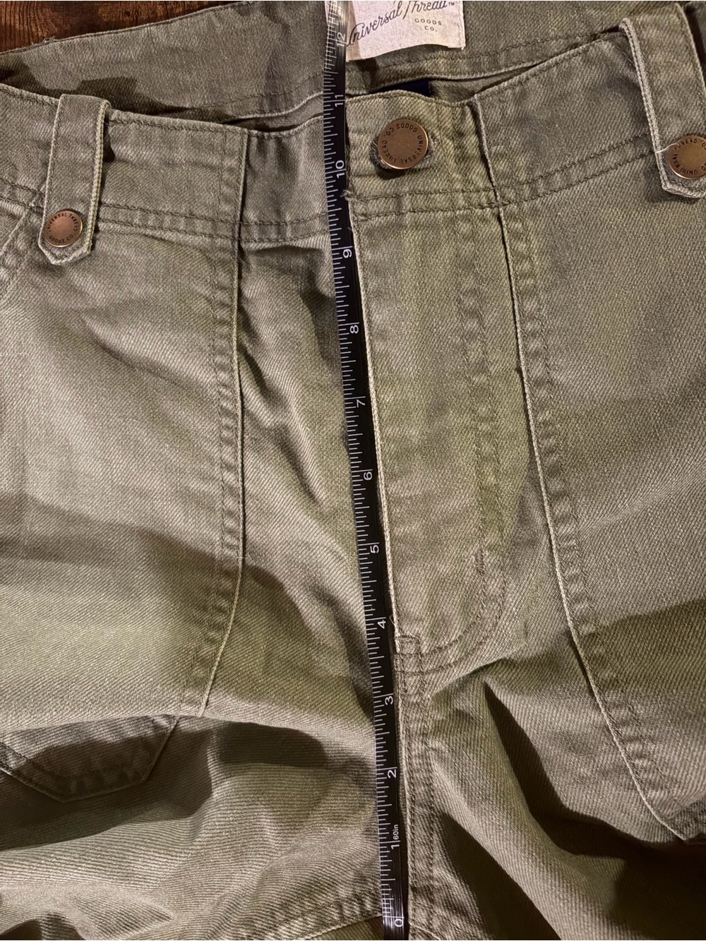 Universal Thread Olive Utility Straight-Leg Pants - Picture 7 of 7